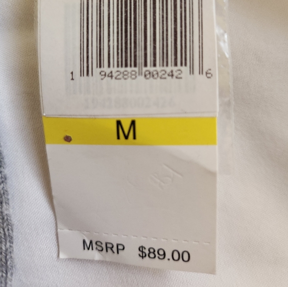 Court & Rowe Ivy League Silver Heather button-down cardigan. - Picture 4 of 5